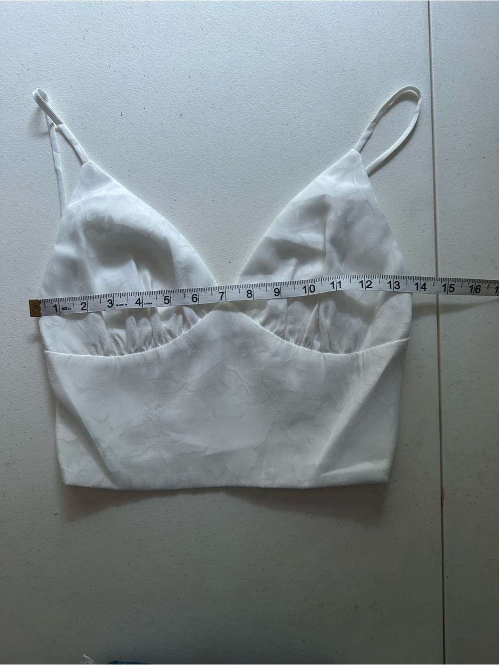 Amanda Uprichard Amory Crop Top White XS - Picture 4 of 9